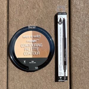 Brow pencil and Contouring palette